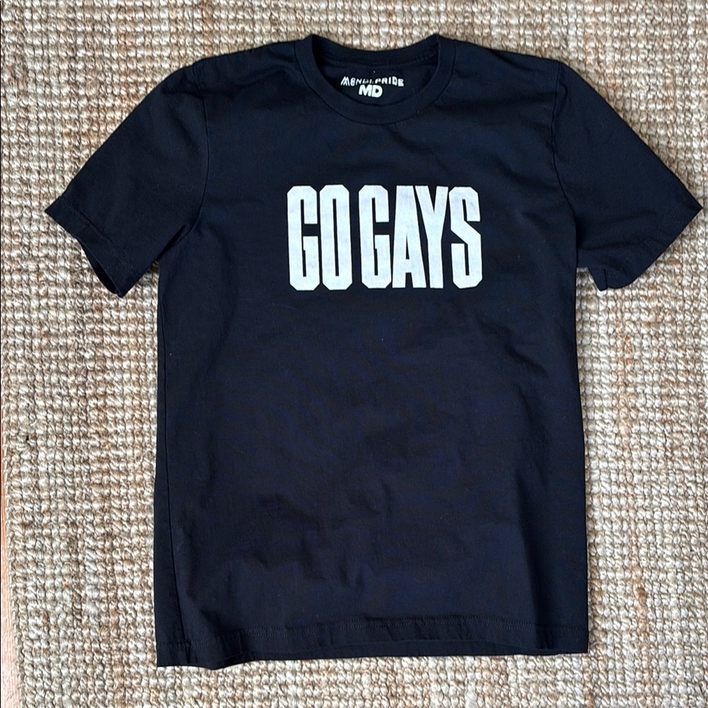 GO GAYS Black T-Shirt